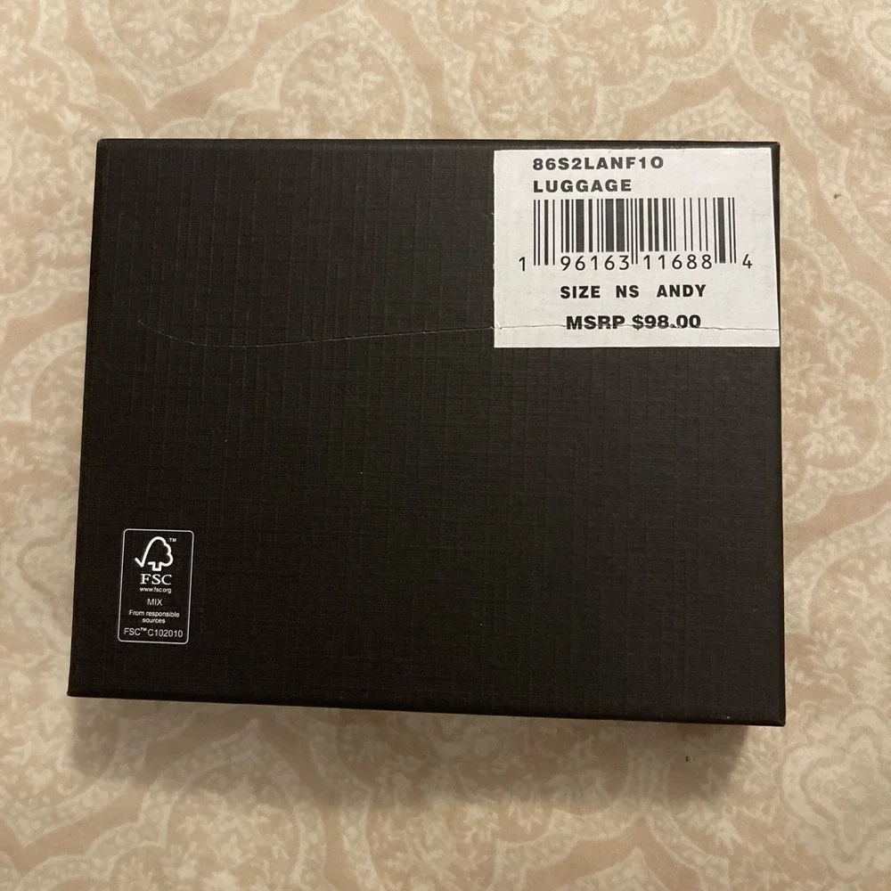 Michael‎ Kors Men's Andy Slim Billfold Leather Wallet  New in Box with Tags